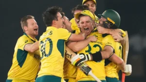 Olahraga Dunia Australia memenangi Piala Dunia Kriket keenam yang memecahkan rekor ketika tuan rumah India tertatih-tatih di bawah tekanan nasional 