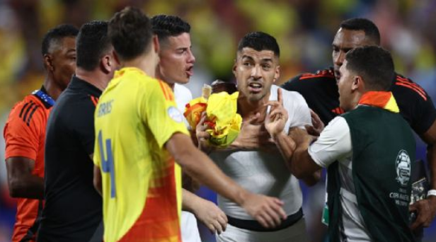 Copa América: Luis Suárez mengkritik selebrasi Kolombia